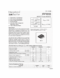 DataSheet IRF9956 pdf